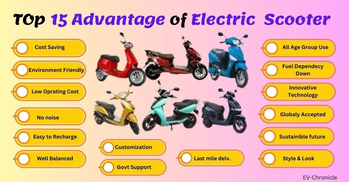 Top 15 Advantage of electric scooter